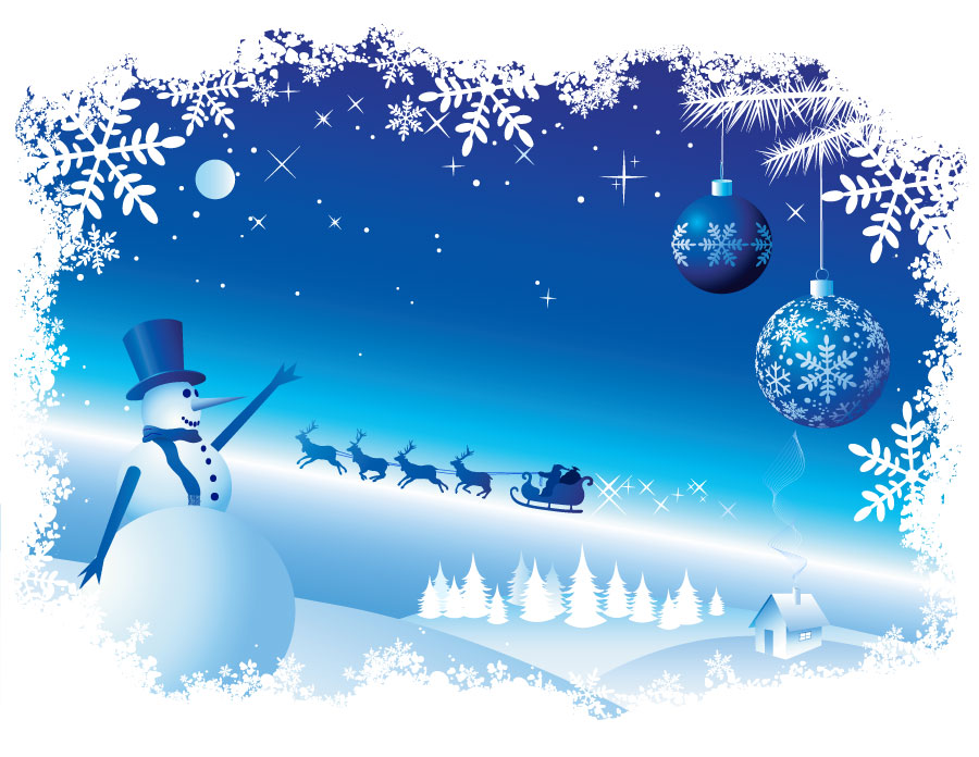 С наступающим Новым годом и Рождеством!